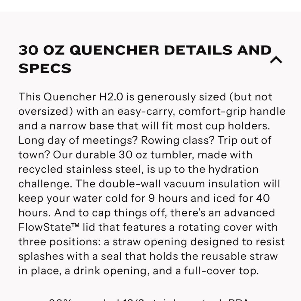 🆕 Stanley 30oz Quencher H2.0 Tumbler in Glacier - Picture 8 of 10